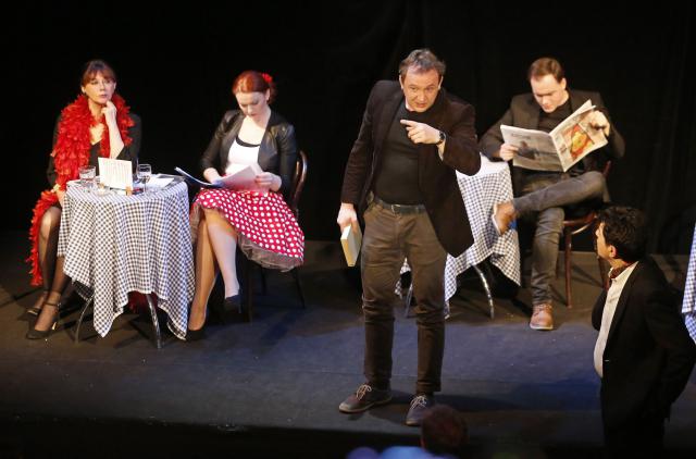 Claire Vidoni, Milena Dobrovolná, Milan Němec, Josef Láska a Éric Cénat, foto Michal Klíma 