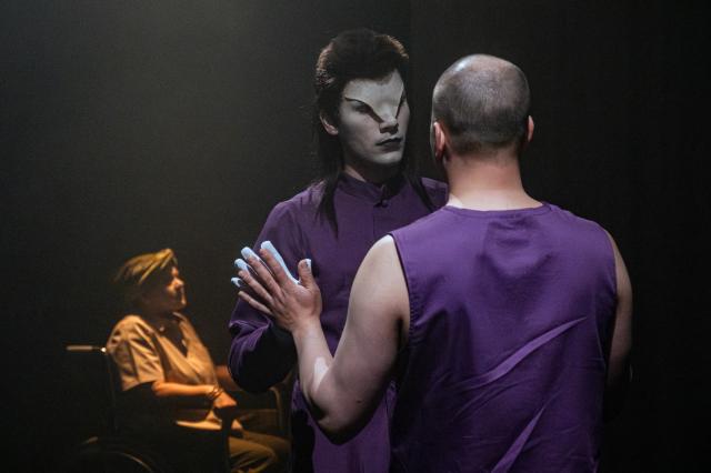 S Ludmilou Mecerodovou a&nbsp;Josefem Láskou ve Volání rodu, 2025, foto David Konečný