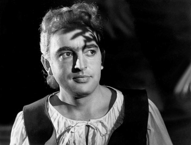 Karel Urbánek v titulní roli hry Radúz a Mahulena, VČD 1959