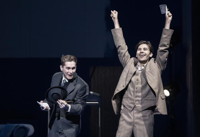 Se Štěpánem Pospíšilem v&nbsp;Chyťte Chaplina!, 2024, foto Patrik Borecký