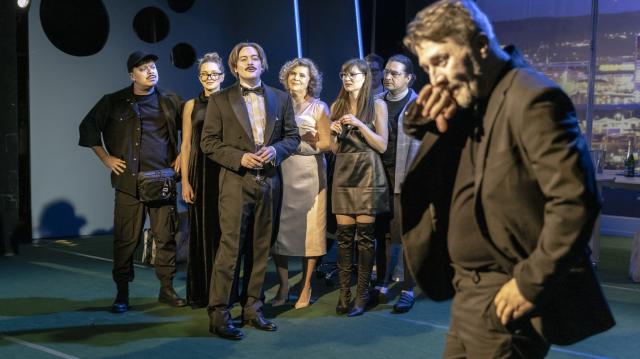 Petr Borovec, Karolína Šafránková, Josef Láska, Jindra Janoušková, Eliška Jechová, Stěpán Pospíšil, Ladislav Špiner a Josef Pejchal, foto Patrik Borecký