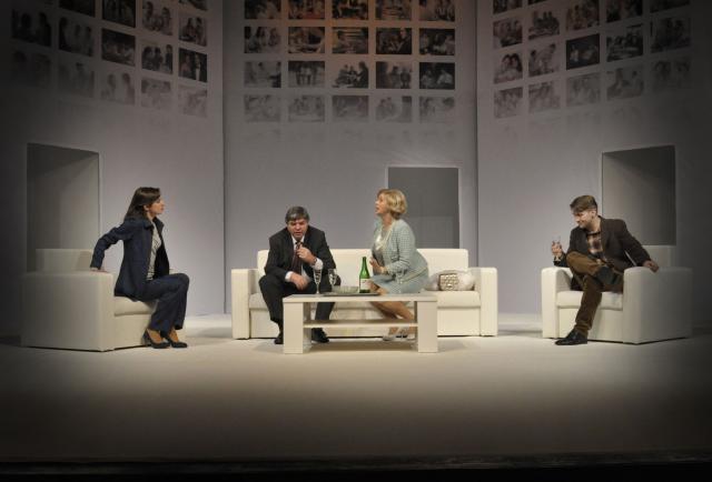 Martina Sikorová, Jiří Kalužný, Jindra Janoušková a Josef Pejchal, foto Ivo Mičkal