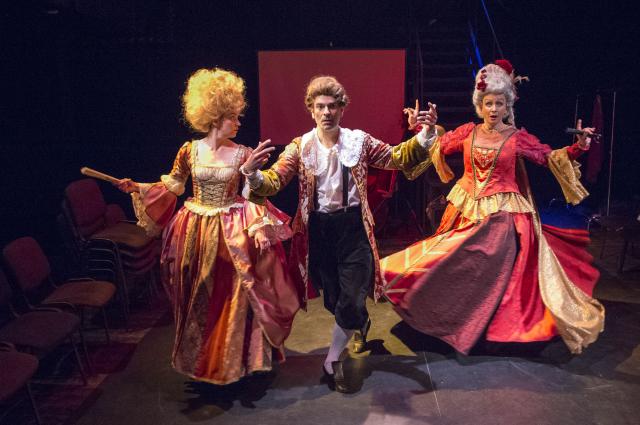 Veronika Malá, Radek Pokorný a Martina Čechová, foto Josef Vostárek (obnovená verze)