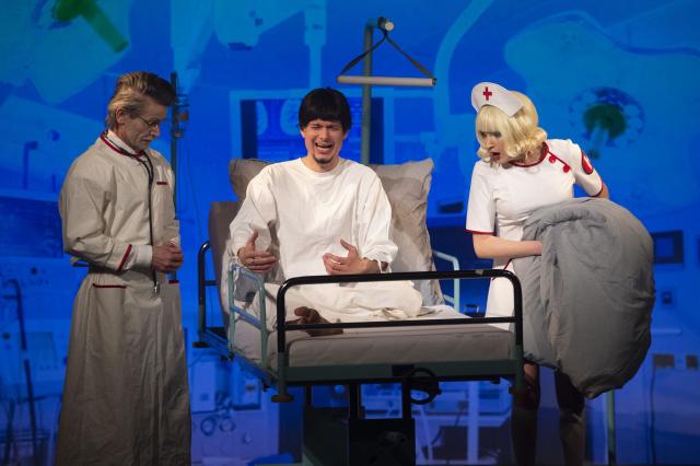 Martin Mejzlík, Jan Musil a Karolína Šafránková, foto Josef Vostárek