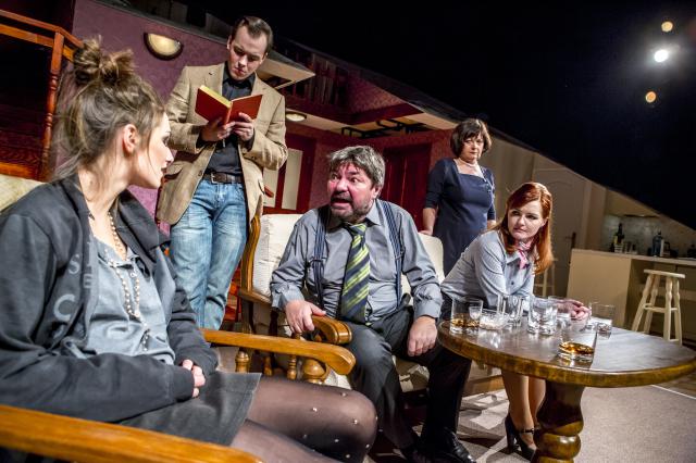 Veronika Macková, Josef Láska, Jiří Kalužný, Ludmila Mecerodová a Jana Ondrušková, foto Radek Kalhous