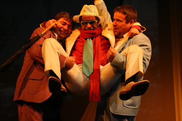 Jiří Kalužný, Martin Mejzlík a Alexandr Postler, foto Radovan Šťastný