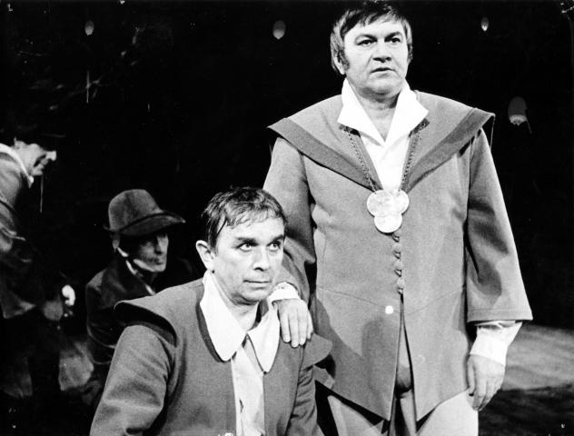Petr Skála (vpravo) s Vladimírem Ptáčkem, Jak se vám líbí, VČD 1975