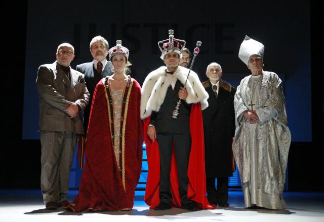 Josef Vrána, Pavel Novotný, Petra Tenorová, Martin Mejzlík, Radek Žák, Vlastimil Čaněk a Jan Hyhlík, foto Michal Klíma
