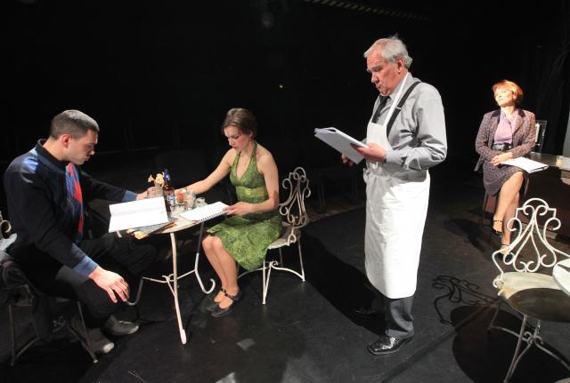 Petr Semerád j. h., Martina Sikorová, Jan Hyhlík a Romana Chvalová, foto Michal Klíma