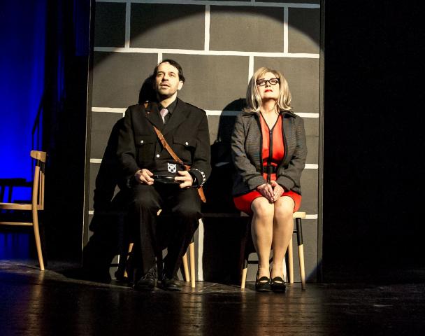 S Radkem Žákem ve Velké bankovní loupeži, 2019, foto Radek Kalhous