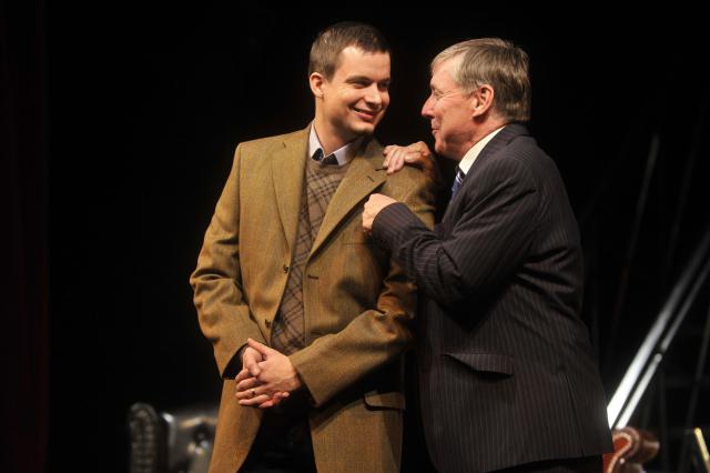 S Petrem Dohnalem v Jistě, pane ministře, 2015, foto Josef Vostárek

