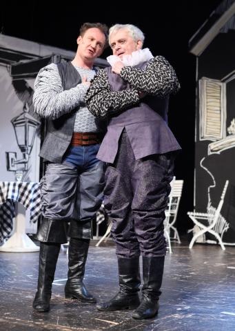 S Milanem Němcem v Kiss me, Kate, foto Roman Černý, 2017