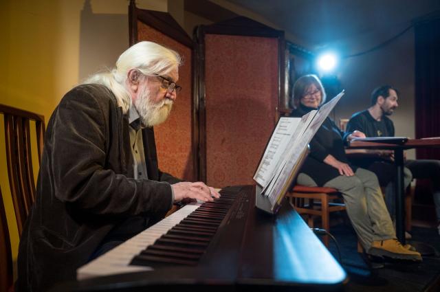 Jiří Šlupka Svěrák, Ludmila Mecerodová a Radek Žák, foto Petr Šedivý