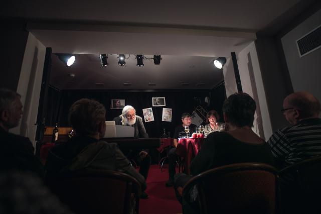 Jiří Šlupka Svěrák, Jiří Kalužný a Ludmila Mecerodová, foto Jiří Sejkora