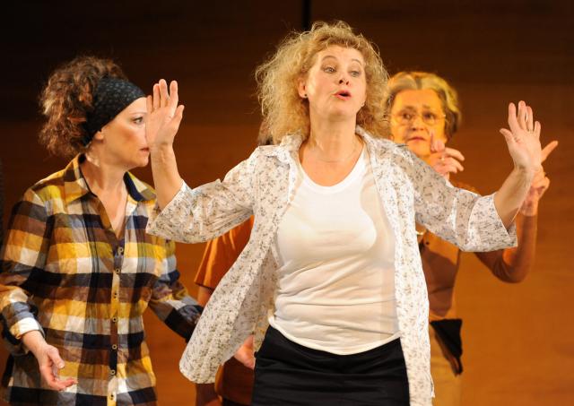 Dagmar Novotná, Jindra Janoušková a Helena Malehová, foto Josef Vostárek