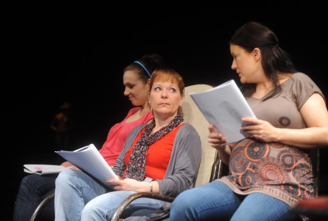 Martina Sikorová, Dagmar Novotná a Kristina Jelínková, foto Josef Vostárek