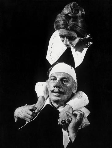 Jako Cyrano z Bergeracu se Zdenou Bittlovou v roli Roxany, VČD 1978